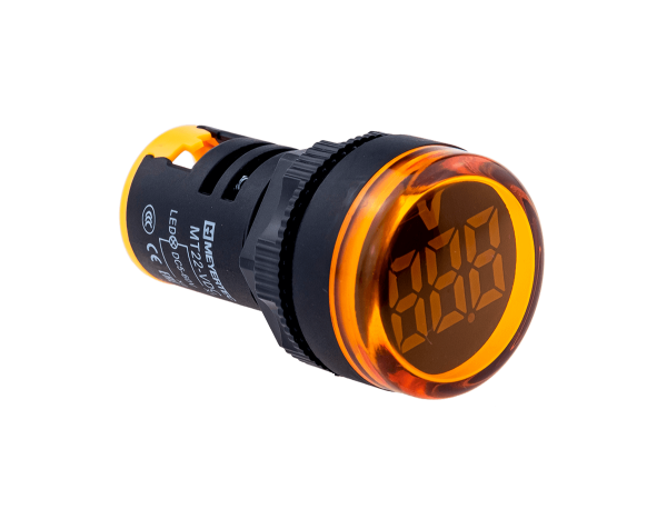 Индикатор напряжения, 5-60V DC, желтый MT22-VDC5