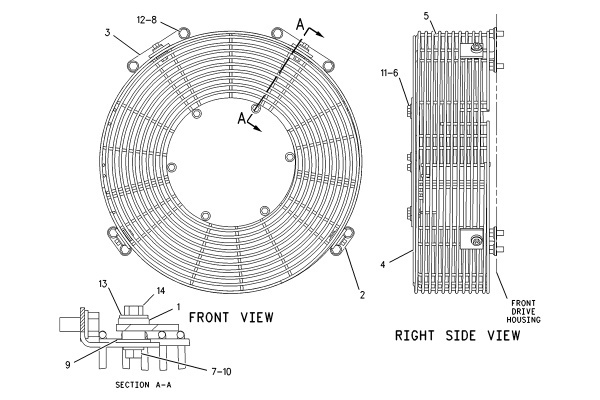CATERPILLAR GUARD GP-DAMPER