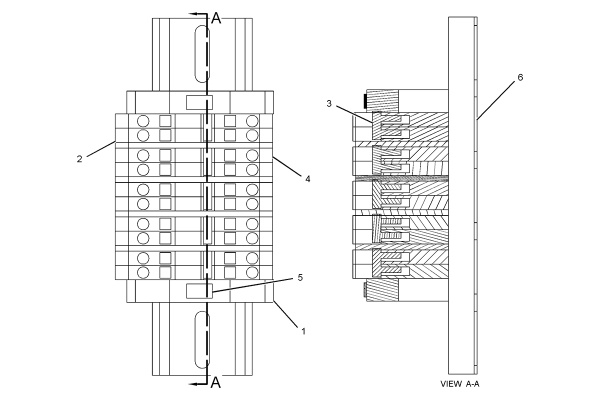 CATERPILLAR BLOCK AS-TERMINAL –ANNUNCIATOR