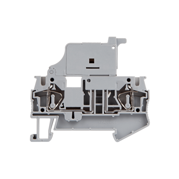 Клемма пружинная с держателем предохранителя, 4 мм² MTS-4F