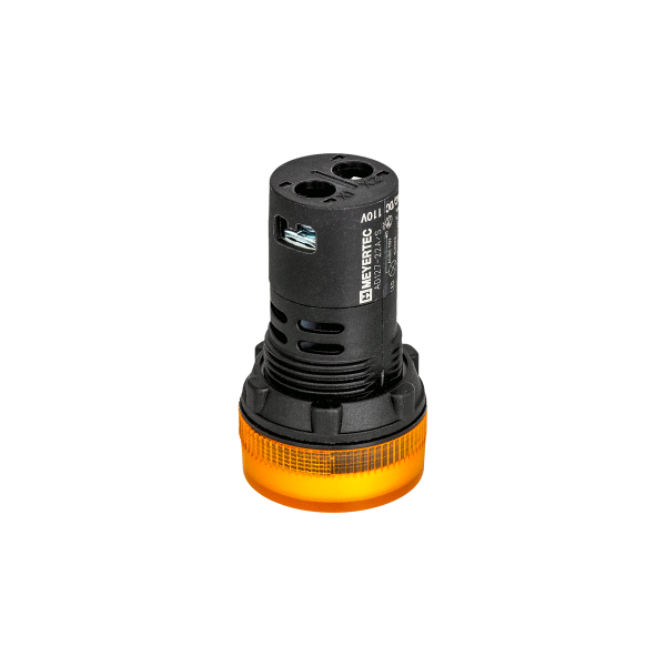 Сигнальная LED лампа, желтый, 110V AC/DC IP65 MT22-SA25