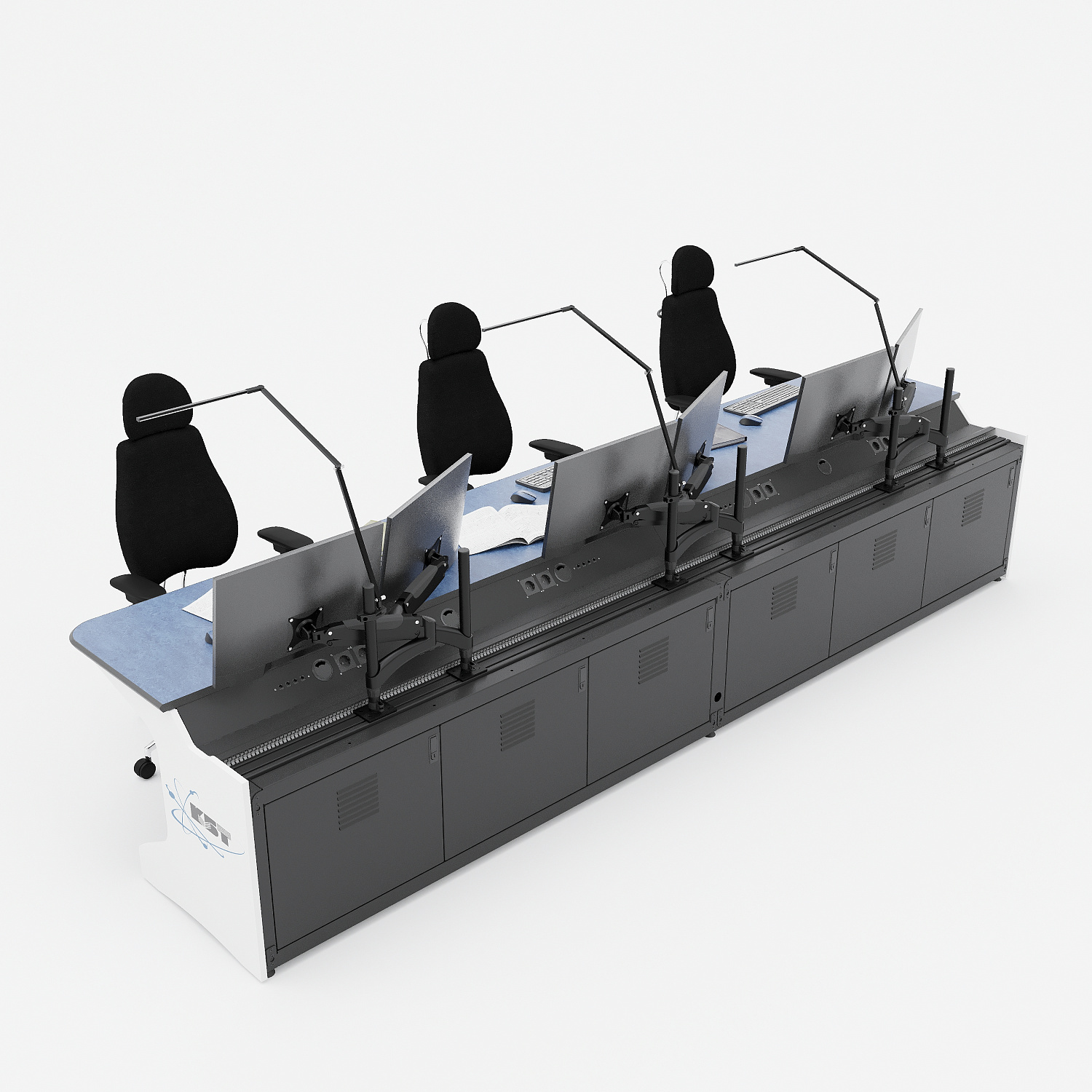 Диспетчерский стол для двух операторов TS-RDM-PG52-KBT