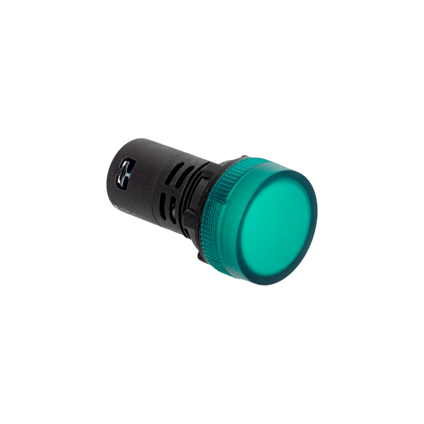 Сигнальная LED лампа, зеленый, 110V AC/DC IP65 MT22-SA23