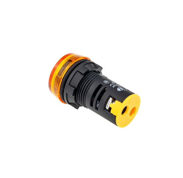 Сигнальная LED лампа, желтый, 380V AC IP65 MT22-S75