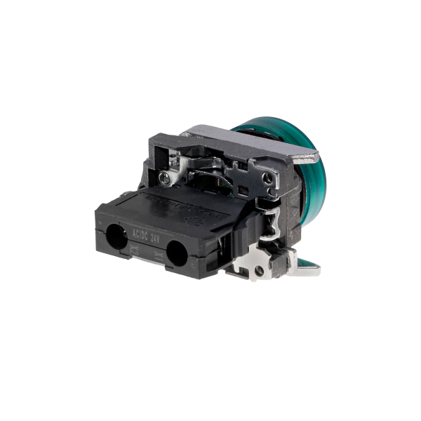 Лампа сигнальная зеленая, 24V AС/DC, IP65, металл MTB4-BV731