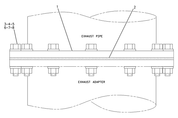 CATERPILLAR FLANGE GP-EXHAUST
