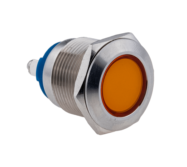 Сигнальная лампа желтая, 220В AC, IP67 MT67-LED220Y