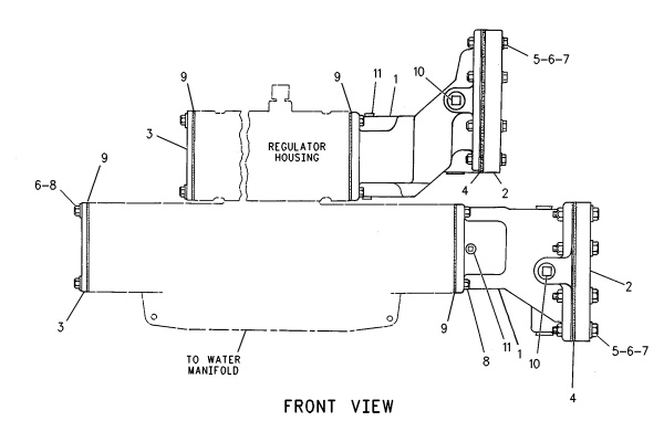 CATERPILLAR CONNECTION GP-WATER –INLET, LH