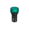 Сигнальная LED лампа, зеленый, 220V AC IP65 MT22-SA63