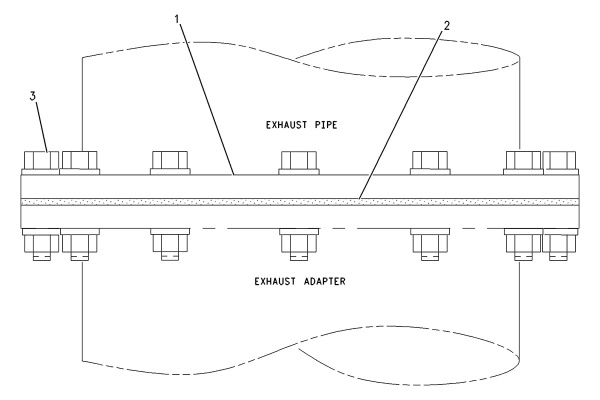 CATERPILLAR FLANGE GP-EXHAUST