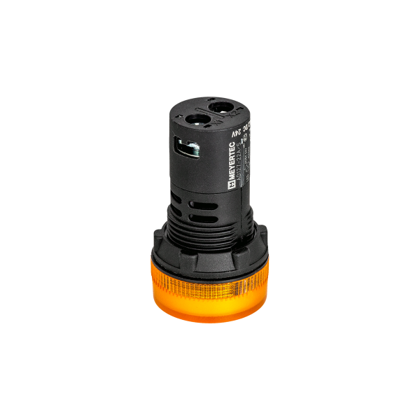 Сигнальная LED лампа, желтый, 24V AC/DC IP65 MT22-SA15
