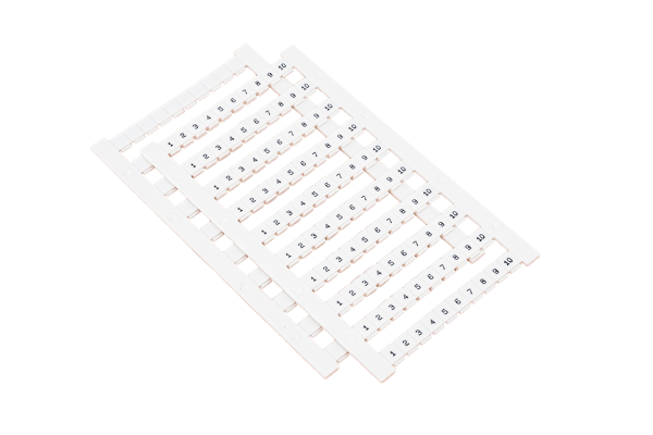 Маркировка пружинных клемм 4 мм², 21-30 (упак. 100 шт.) MTS-4M2130