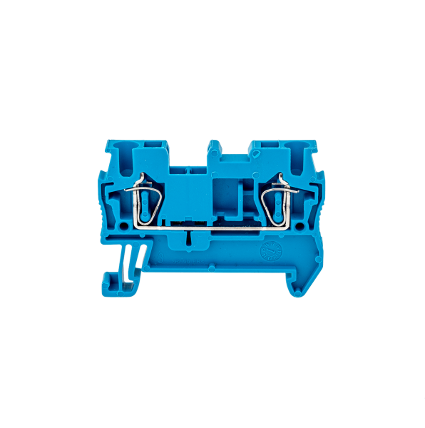 Клемма пружинная проходная, 2.5 мм², синяя MTS-2.5BL