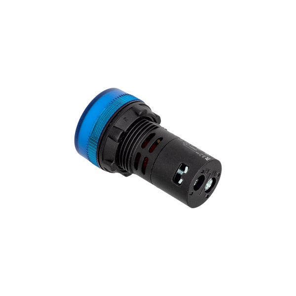 Сигнальная LED лампа, синий, 220V AC IP65 MT22-SA66