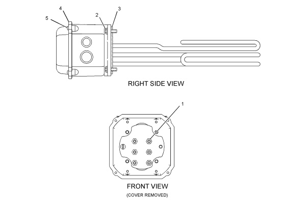 CATERPILLAR ELEMENT GP-JACKET WATER HEATER