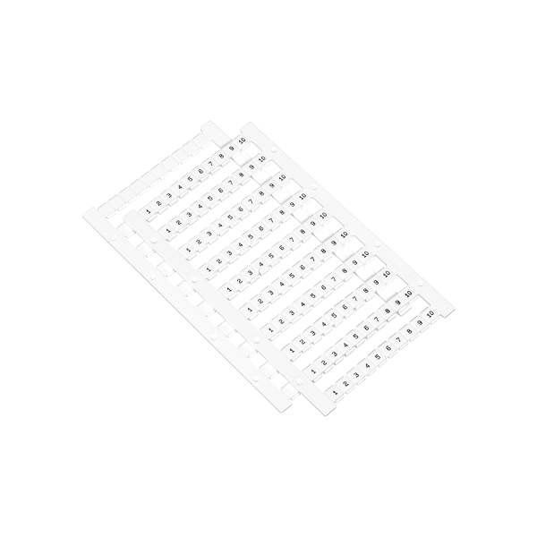 Маркировка пружинных клемм 2.5мм², 1-10 (уп. 100 шт.) MTS-2.5M110