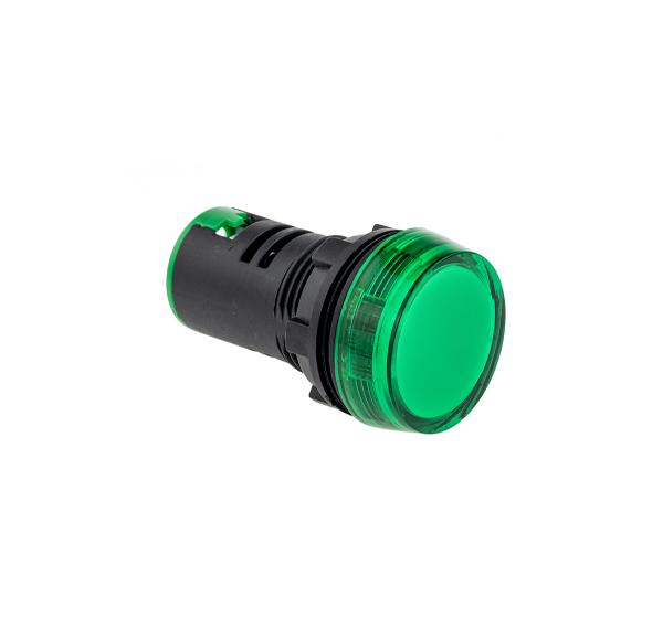 Сигнальная LED лампа, зеленый, 110V AC/DC IP65 MT22-S23