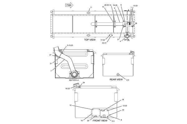 CATERPILLAR PAN GP-OIL –DEEP SUMP