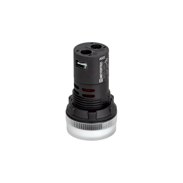 Сигнальная LED лампа, белый, 220V AC IP65 MT22-SA61