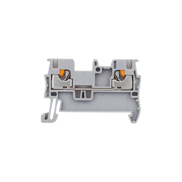 Клемма push-in проходная, 1.5 мм², серая MTP-1.5