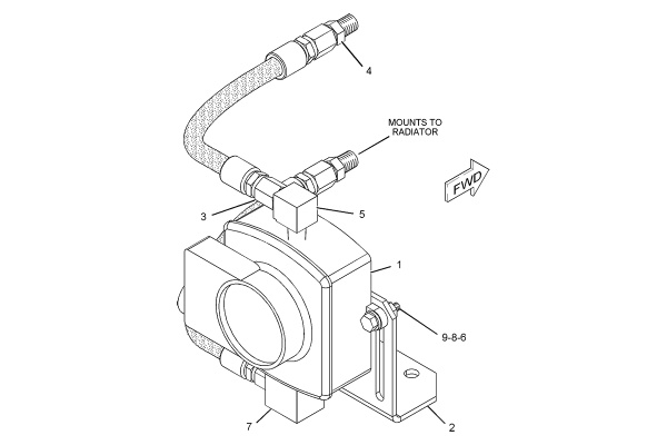 CATERPILLAR GAUGE GP-COOLANT LEVEL