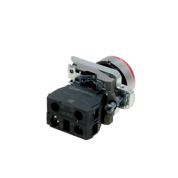 Кнопка красная с подсветкой, 1NС, 24V AC/DC, IP65, металл MTB4-BW34721