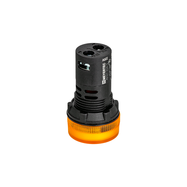 Сигнальная LED лампа, желтый, 220V AC IP65 MT22-SA65