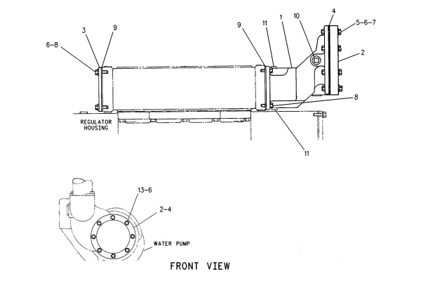 CATERPILLAR CONNECTION GP-WATER –OUTLET, LH