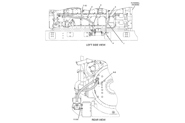 CATERPILLAR MOUNTING GP-JACKET WTR HEATER –LH