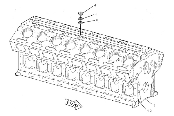 CATERPILLAR CYLINDER BLOCK AS