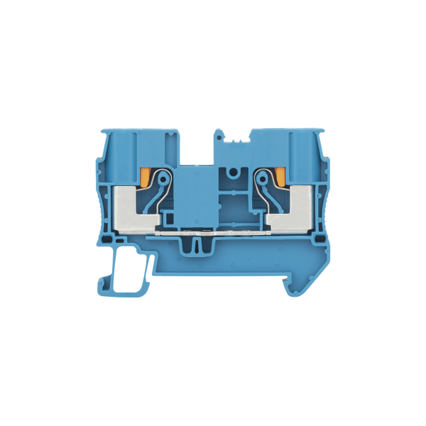 Клемма push-in проходная, 6 мм², синяя MTP-6BL