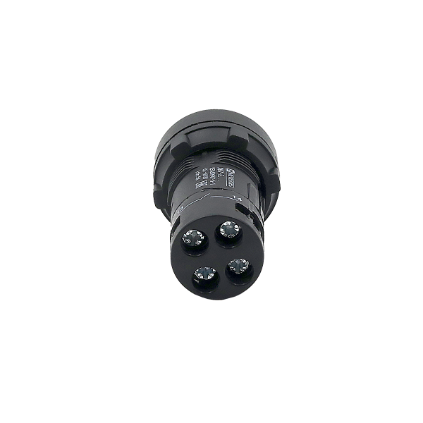 Кнопка синяя выступающая с подсветкой, 1NO, 220V AC, IP54, пластик MTB7-EW36616