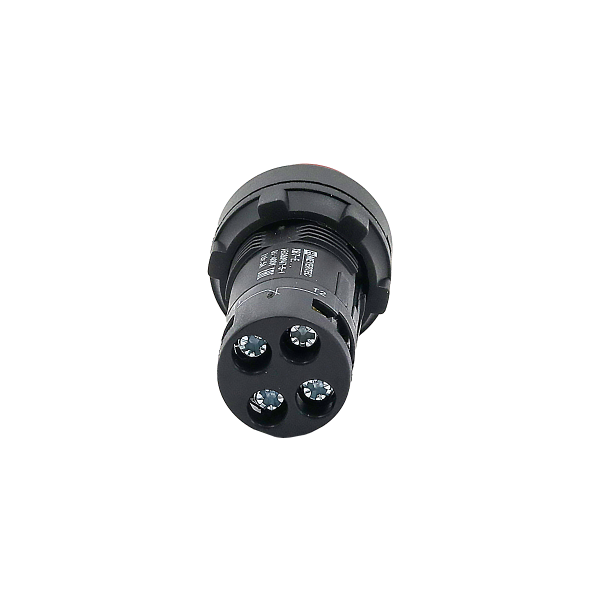 Кнопка красная выступающая с подсветкой, 1NС, 220V AC, IP54, пластик MTB7-EW34626
