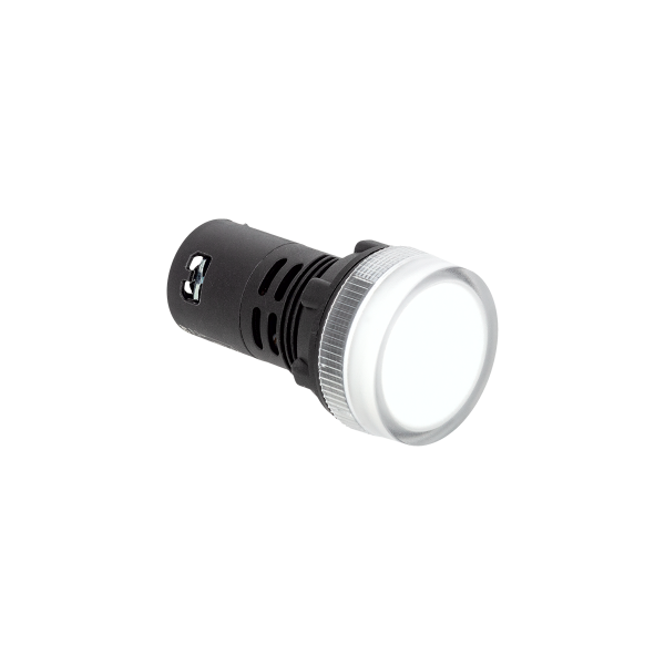 Сигнальная LED лампа, белый, 24V AC/DC IP65 MT22-SA11