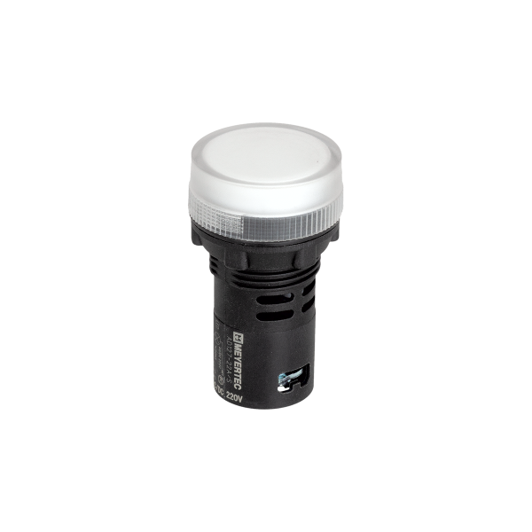 Сигнальная LED лампа, белый, 220V AC/DC IP65 MT22-SA31