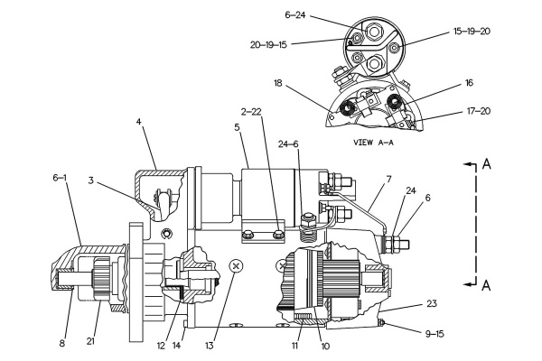 CATERPILLAR STARTING MOTOR GP-ELECTRIC