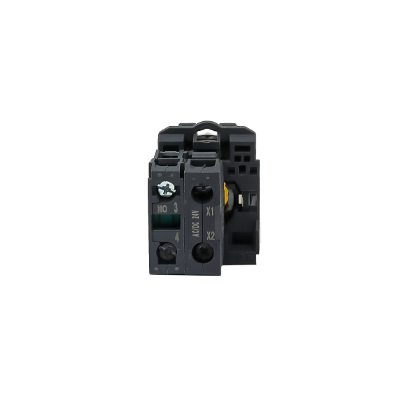 Кнопка желтая с подсветкой, 1NO, 24V AC/DC, IP65, пластик MTB5-AW35711
