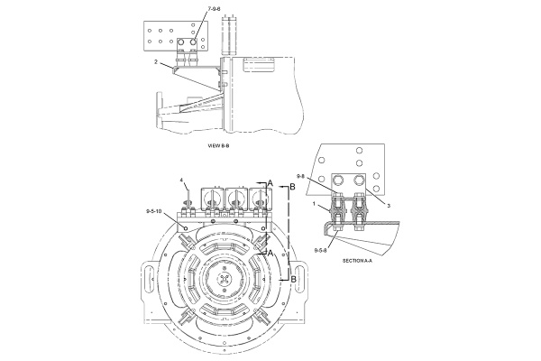 CATERPILLAR BUS BAR GP-GENERATOR –GENERATOR BRACKET, NEMA