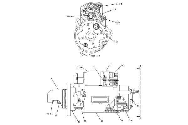 CATERPILLAR STARTING MOTOR GP-ELECTRIC