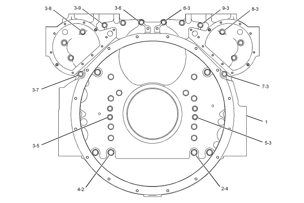 CATERPILLAR HOUSING GP-FLYWHEEL
