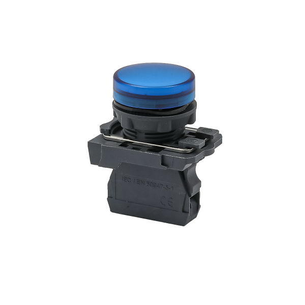 Лампа сигнальная синяя, 24V AС/DC, IP65, пластик MTB5-AV761