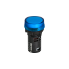 Сигнальная LED лампа, синий, 380V AC IP65 MT22-SA76