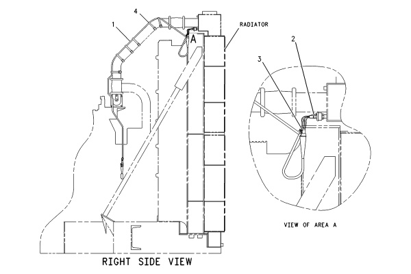 CATERPILLAR SENSOR & MTG GP-RADIATOR