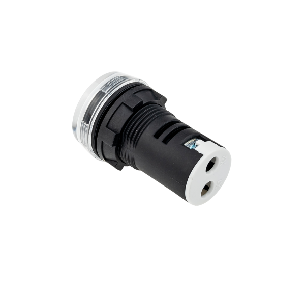 Сигнальная LED лампа, белый, 110V AC/DC IP65 MT22-S21