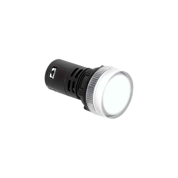 Сигнальная LED лампа, белый, 220V AC IP65 MT22-SA61