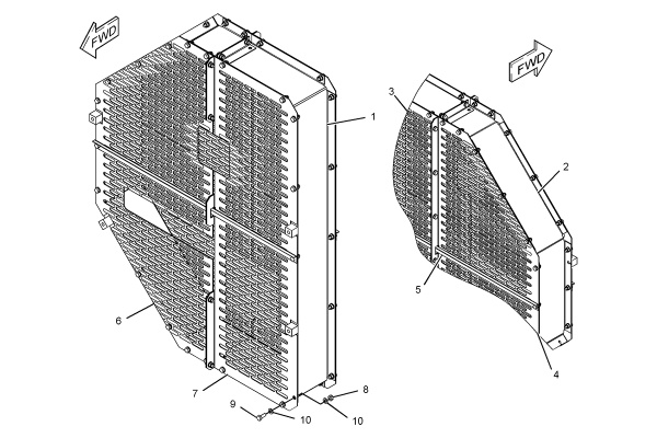 CATERPILLAR GUARD GP-RADIATOR