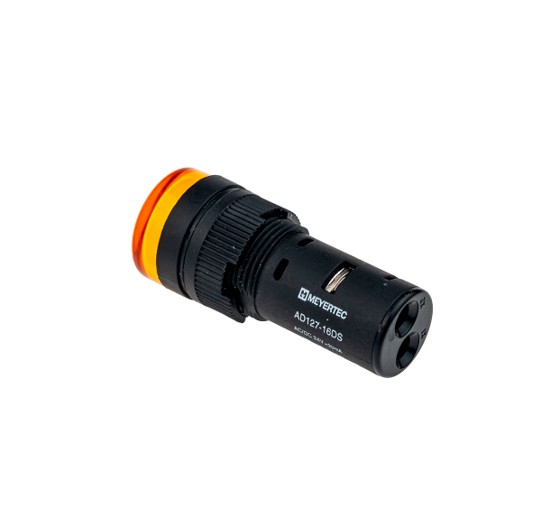 Сигнальная лампа 16мм, желтый, 220V AC MT16-D65