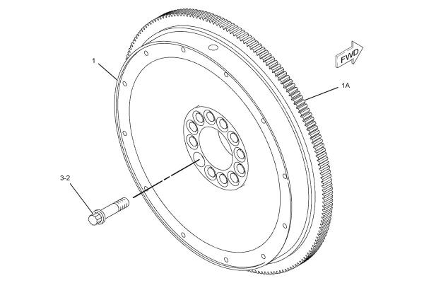 CATERPILLAR FLYWHEEL GP