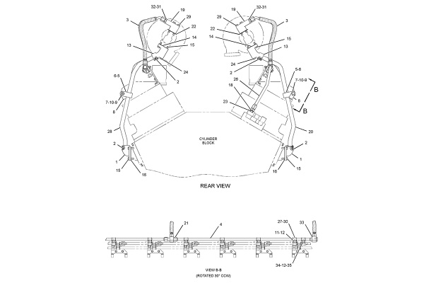 CATERPILLAR LINES GP-TURBOCHARGER OIL