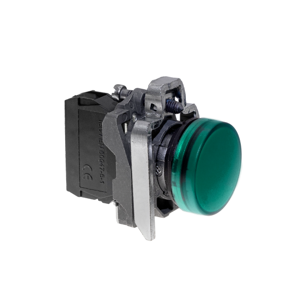 Лампа сигнальная зеленая, 24V AС/DC, IP65, металл MTB4-BV731